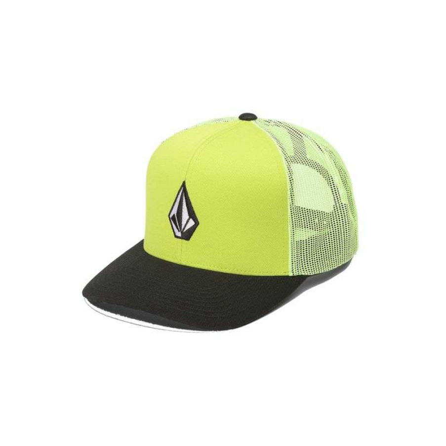 Technical Clothing * | Fire Sale Volcom Full Stone Cheese Cap (Limeade) Men