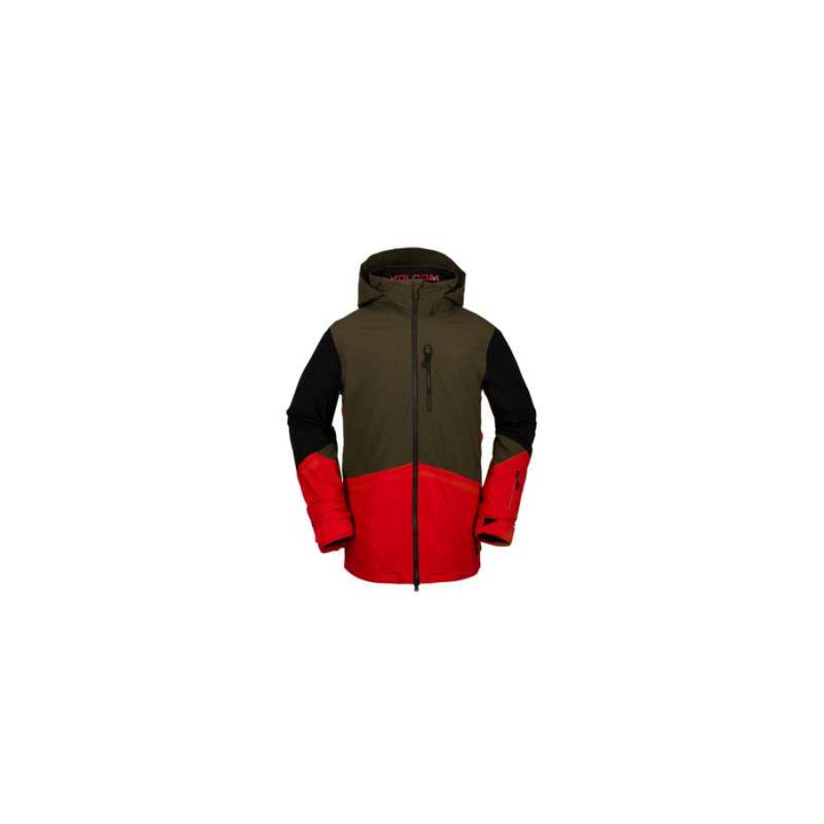 Technical Clothing * | Excellent Quality Men'S Volcom Bl Stretch Gore-Tex (Red) Ski Jacket Volcom Bl Stretch Gore-Tex (Red)