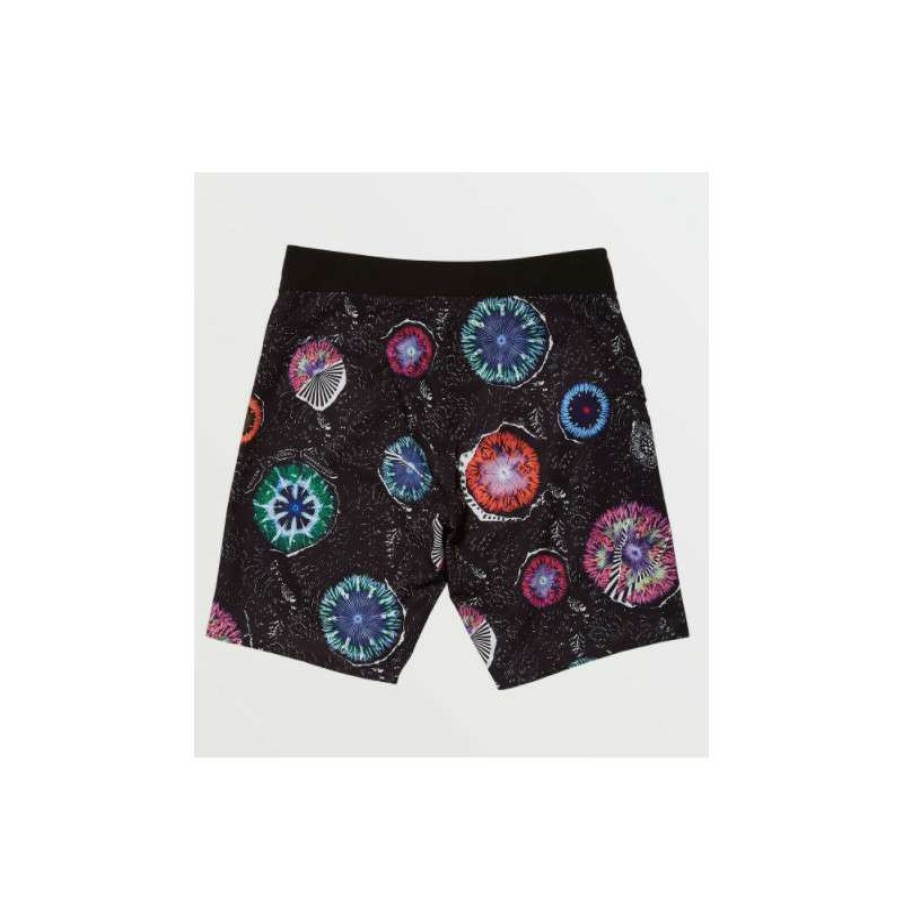 Technical Clothing * | Exactly Discount Men'S Volcom Coral Morph 20 (Black) Boardshort