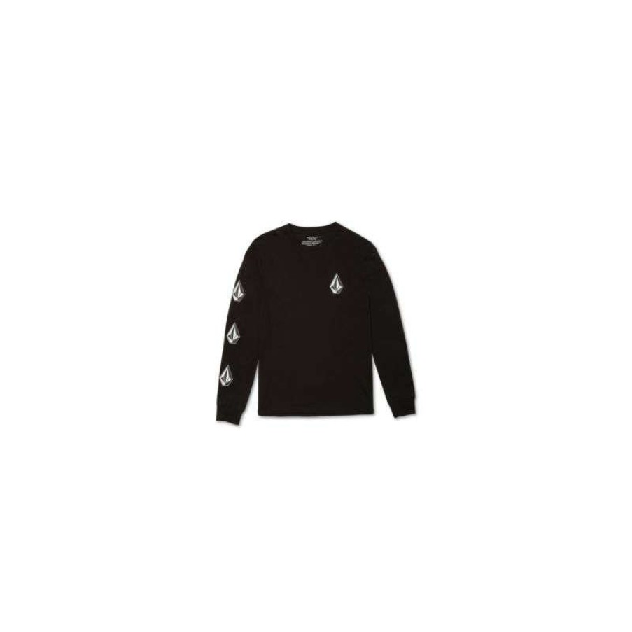 Technical Clothing * | Fascinating Model Men'S Volcom Iconic Stone Bsc Long Sleeve (Black)