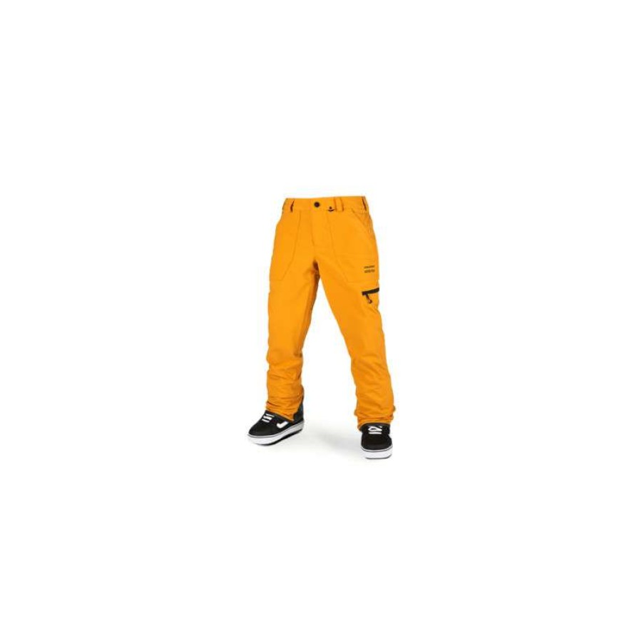 Technical Clothing * | Radiant Model Men'S Volcom Stretch Gore-Tex Ski Pants (Resin Gold)