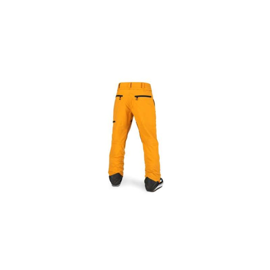 Technical Clothing * | Radiant Model Men'S Volcom Stretch Gore-Tex Ski Pants (Resin Gold)