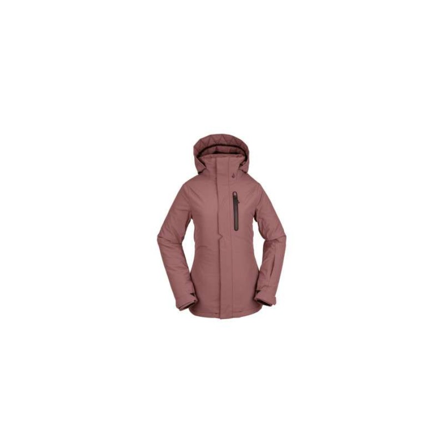 Technical Clothing * | Premium Product Volcom Eva Eva Ins Gore-Tex Jacket (Rose Wood) Woman